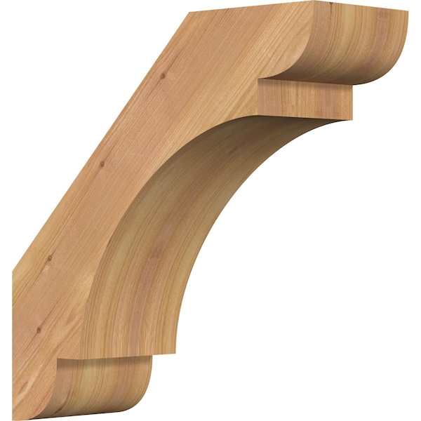 Ekena Millwork 5 1/2"W x 16"D x 16"H Olympic Smooth Knee Brace, Western Red Cedar BRC06X16X16OLY00SWR - main